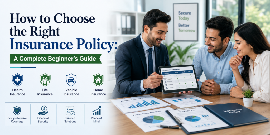 How to Choose the Right Insurance Policy A Complete Beginner’s Guide